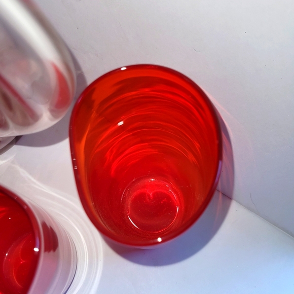 Vintage Fukuoka Japan  Multi-Glass Co. Pitcher and 6 glasses - Picture 10 of 14